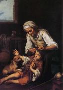 Bartolome Esteban Murillo The old woman and a child USA oil painting artist
